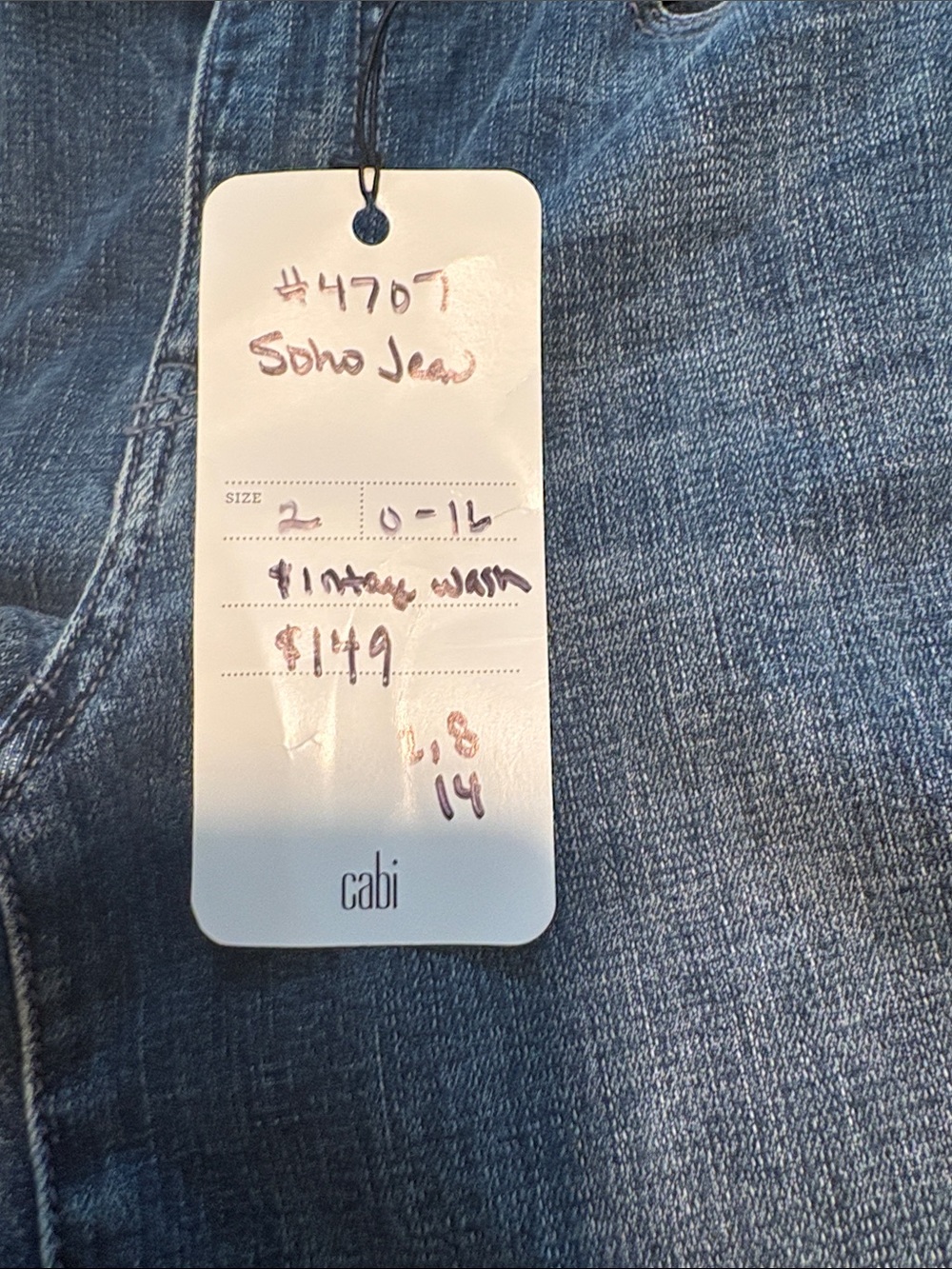Cabi SoHo Ankle Jeans NWT - Picture 4 of 8